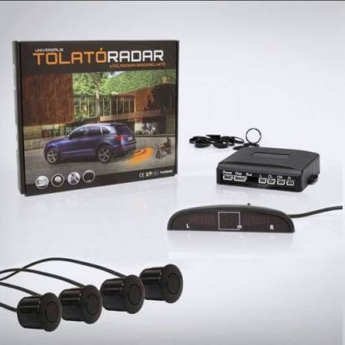 univerzális 4 szenzoros parkolósegéd, tolatóradar kijelzővel